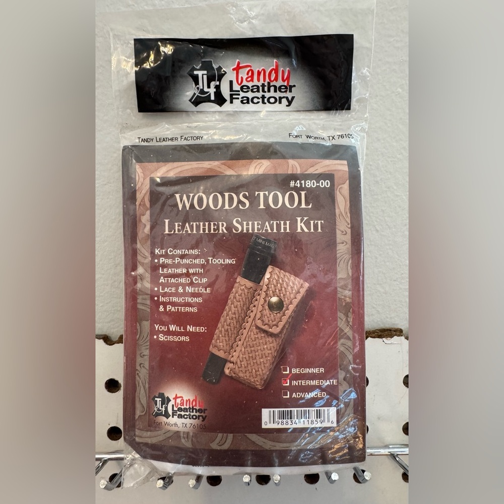 Tandy Leather Factory Woods Tool Leather Sheath Kit.
